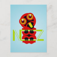 Hei Tiki Maori Design NZ Text Art