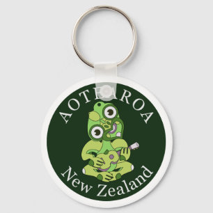 Hei Tiki New Zealand KEY RING Schlüsselanhänger