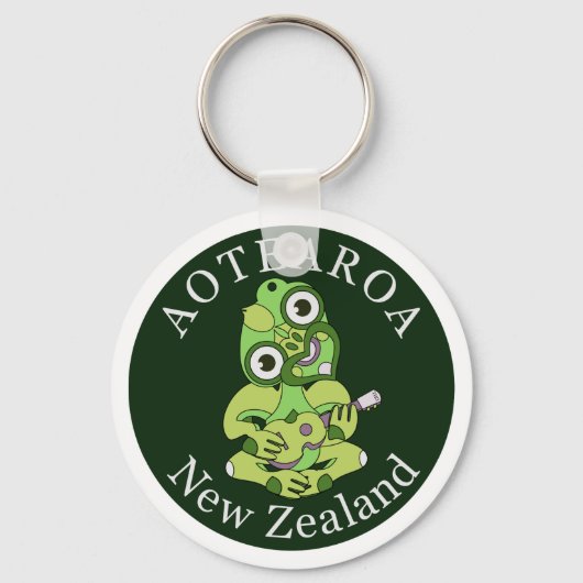 Hei Tiki New Zealand KEY RING Schlüsselanhänger (Vorderseite)