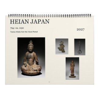 Heian-Japan 794–ca. 1190 Zwölf Kunstwerke 2027 Kalender