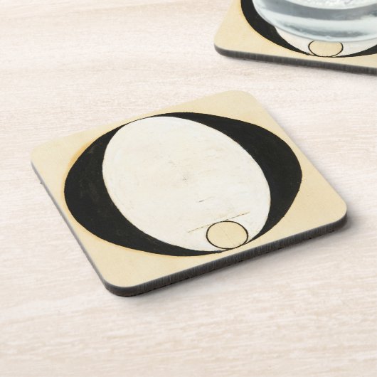 Heide, 1920 von Hilma af Klint Getränkeuntersetzer (Linke Seite)