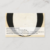 Heide, 1920 von Hilma af Klint Visitenkarte (Rückseite)