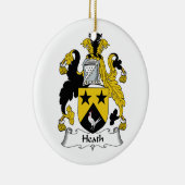 Heide-Familienwappen Keramikornament (Rechts)