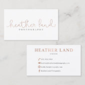 Heide-Land Visitenkarte (Vorne/Hinten)