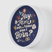 HEIDE MAMA, WIE LANGE WAR ICH GEBOREN? ASTROLOGIE UHR (Winkel)