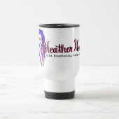 Heide Novak offizielle Logo-Reise-Tasse Reisebecher (Mittel)