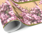 Heide-Packpapier Geschenkpapier (Rolleneckpunkt)