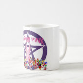 Heide-Rosa Kaffeetasse (VorderseiteRechts)