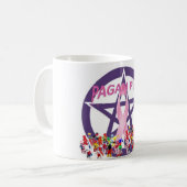 Heide-Rosa Kaffeetasse (Vorderseite Links)