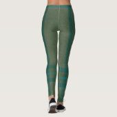Heidegrün Kariert Leggings (Rückseite)