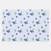 Heidelbeere Geburtstag Geschenkpapier Set (Vorderseite)