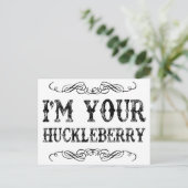 Heidelbeere Postkarte (Stehend Vorderseite)