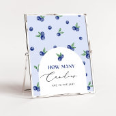 Heidelbeere süße Ratschläge wie viele Bonbons Poster