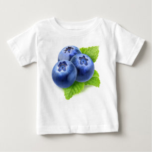 Heidelbeere und Minze Baby T-shirt
