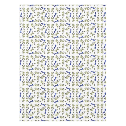 Heidelbeeren auf Weindecke Tischdecke (Vorderseite)