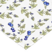 Heidelbeeren auf Weintischlöffeln Kurzer Tischläufer (Ecke)