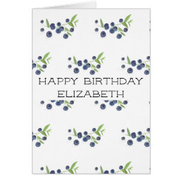 Heidelbeeren Birthday Frucht Frische Berries