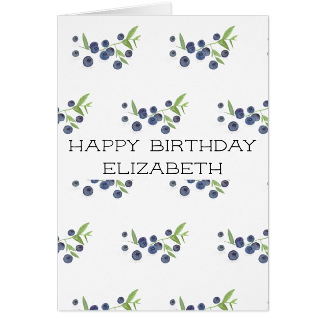 Heidelbeeren Birthday Frucht Frische Berries (Vorne)