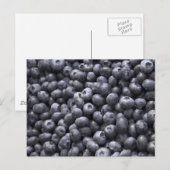 Heidelbeeren, frisch postkarte (Vorne/Hinten)