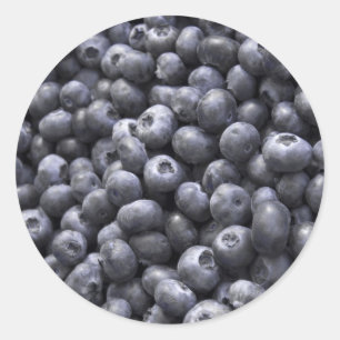 Heidelbeeren, frisch runder aufkleber
