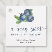 Heidelbeeren Geschenkanhänger (Vorderseite)