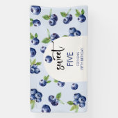 Heidelbeeren-Kindergeburtstag Banner (Vertikal)