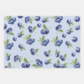 Heidelbeeren-Kindergeburtstag Geschenkpapier Set (Vorderseite 2)