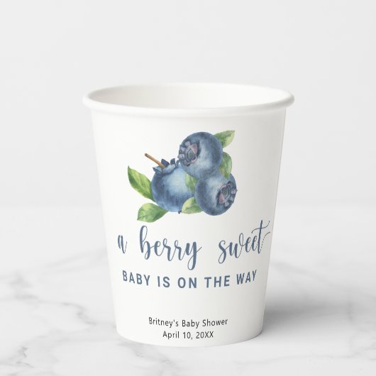 Heidelbeeren Pappbecher (Rückseite)