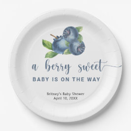 Heidelbeeren Pappteller