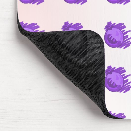 Heidelbeeren und Creme Mousepad (Ecke)