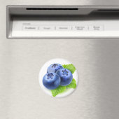 Heidelbeeren und Minze Magnet (In Situ (Geschirrspüler))
