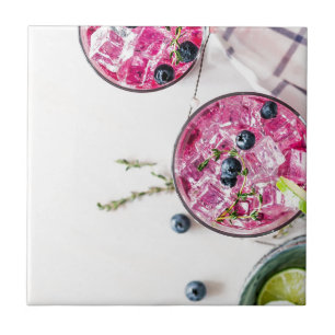 Heidelbeergetränke Limon Fliese