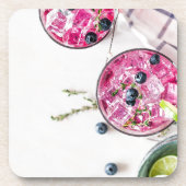 Heidelbeergetränke Limon Getränkeuntersetzer (Vorderseite)