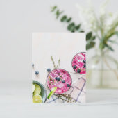 Heidelbeergetränke Limon Postkarte (Stehend Vorderseite)