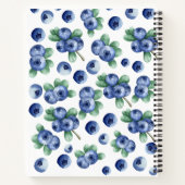 Heidelbeerheft Notizblock (Rückseite)