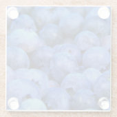 Heidelbeerpfahl Glasuntersetzer (Rückseite)