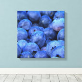 Heidelbeerpfahl Leinwanddruck (Insitu (Holzboden))