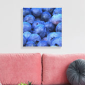 Heidelbeerpfahl Leinwanddruck (Insitu (Wohnzimmer))