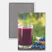 Heidelbeersaft Magnet (Vorderseite/Rückseite)