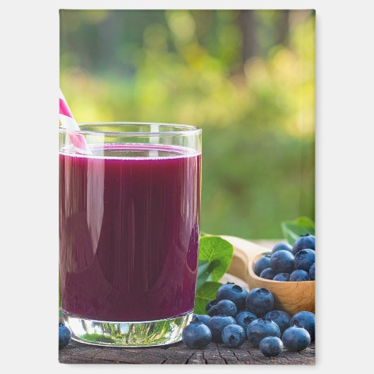 Heidelbeersaft Magnet (Vorderseite)