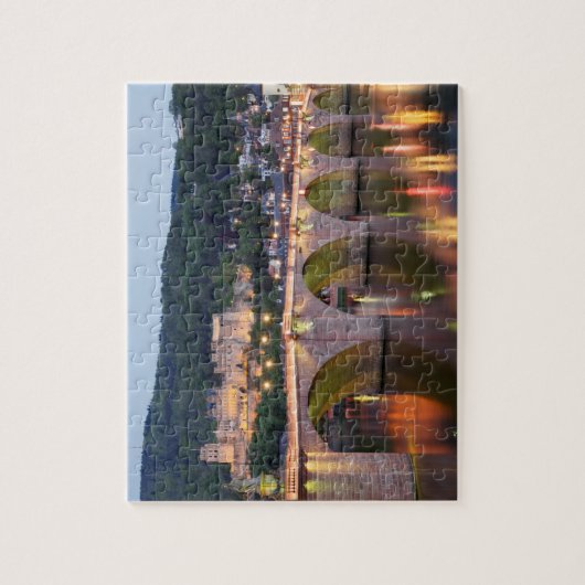 Heidelberg-Abend landschaftlich Puzzle (Vertikal)