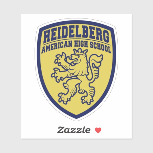 Heidelberg American High School Sticker (Blatt)