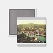 Heidelberg, aus dem Philosophenweg, Baden, G Magnet (Vorderseite/Rückseite)