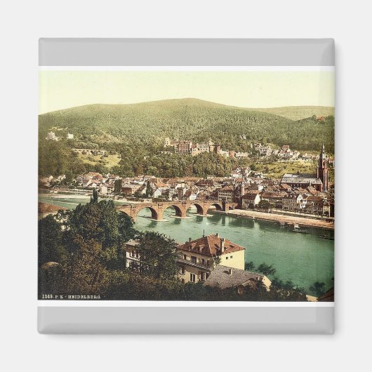 Heidelberg, aus dem Philosophenweg, Baden, G Magnet (Vorne)