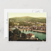 Heidelberg, aus dem Philosophenweg, Baden, G Postkarte (Vorne/Hinten)