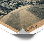 HEIDELBERG DEUTSCHLAND 1900 POSTCARD ART PRINT POSTER (Ecke)