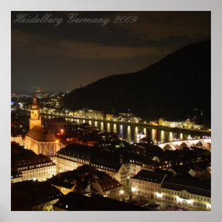 Heidelberg Deutschland 2009 Poster