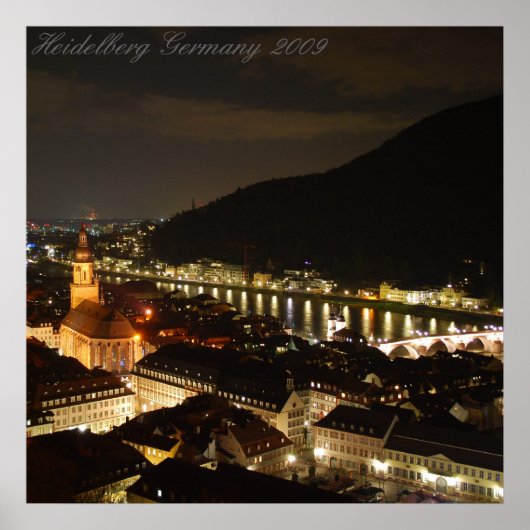 Heidelberg Deutschland 2009 Poster (Vorne)