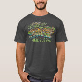 Heidelberg Deutschland Einzigartiges Kunsthandwerk T-Shirt (Vorderseite)