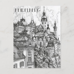 Heidelberg Deutschland Postkarte
